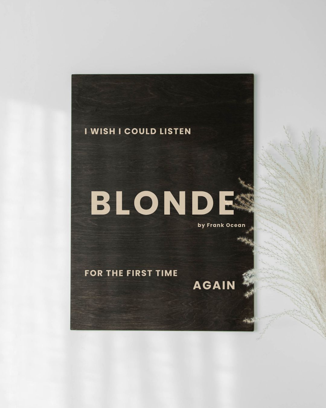 LISTEN FOR THE FIRST TIME AGAIN